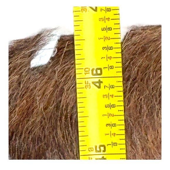 Round Cowhide Patchwork Rug 46" Texas Star Statement Piece Living Room Bedroom - Picture 3 of 7